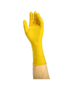 NEPTUNE YELLOW LATEX GLOVES LARGE 12/CT
