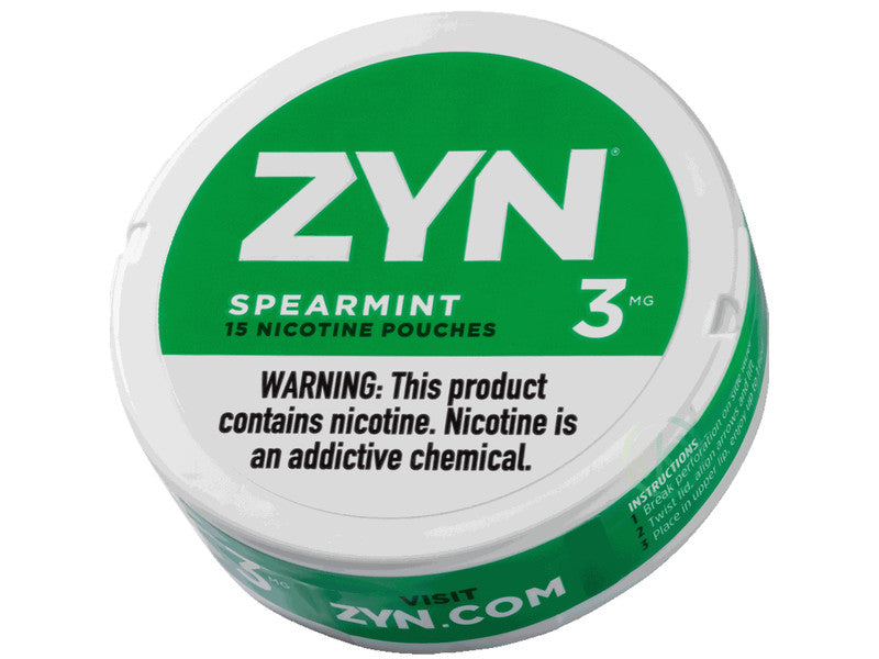 ZYN SPEARMINT 3 MG 5/.21 OZ