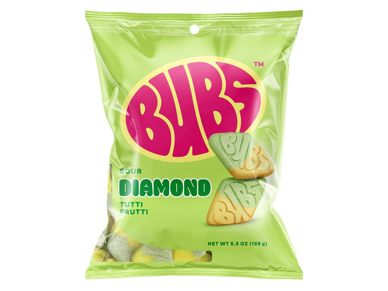 BUBS SOUR DIAMOND TUTTI FRUTTI 5.5 OZ