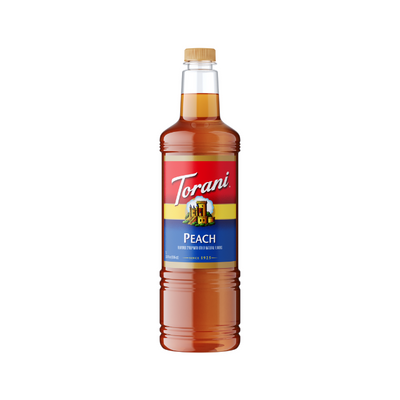 TORANI PEACH SYRUP 1/LTR