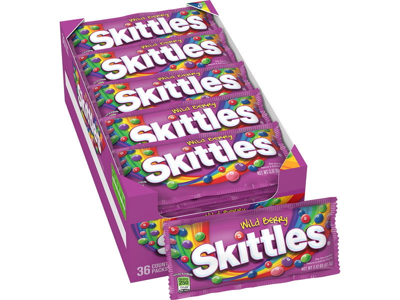 SKITTLES WILD BERRY   36/2.17 OZ