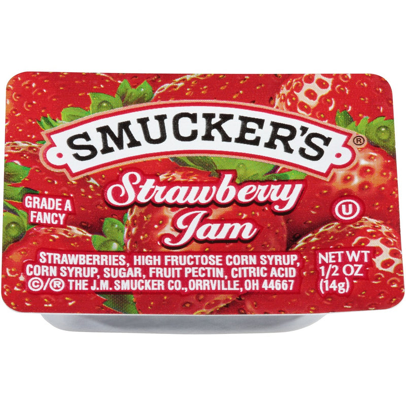 INDIVIDUAL SMUCKERS STRAWBRY JAM 200/CS