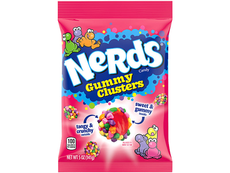PEG BAG NERDS GUMMY CLUSTERS 5 OZ