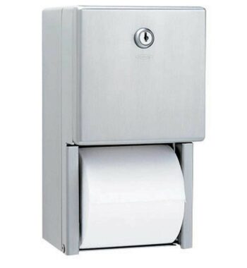 STAINLESS STEEL STD TWO ROLL TP DISPENS