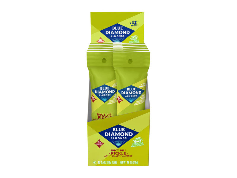BLUE DIAMOND ALMOND SPICY DILL 12/1.5 OZ