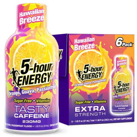 5 HOUR ENERGY HAWAIIAN BREEZ XTR 12/2 OZ