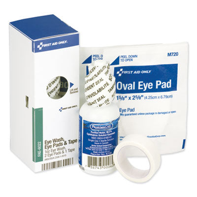 EYEWASH KITWITH EYEPADS & ADH TAPE 4 PCS