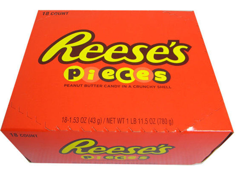 REESE'S PIECES   18/1.53 OZ