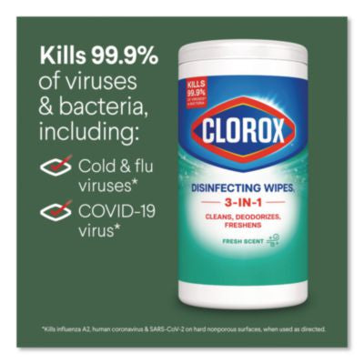 CLOROX WIPES FRESH SCENT 12/35 CT