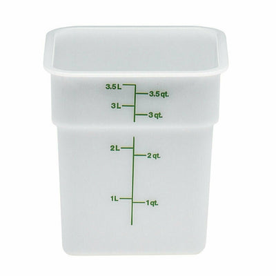 CAMBRO CAMSQUARE 4 QUART CONTAINER EACH