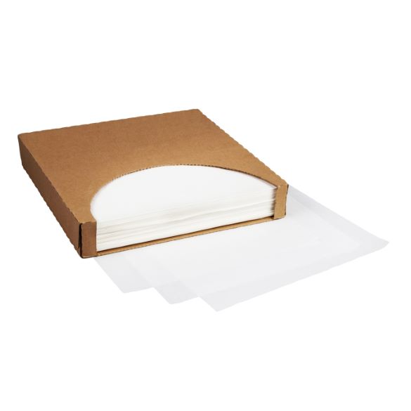 DRY WAX SHEETS WHITE 15X15 4000/CS