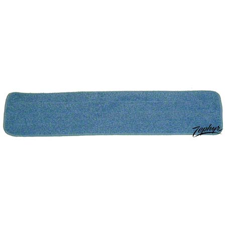 MICROFIBER DAMP MOP PADS BLUE 18"