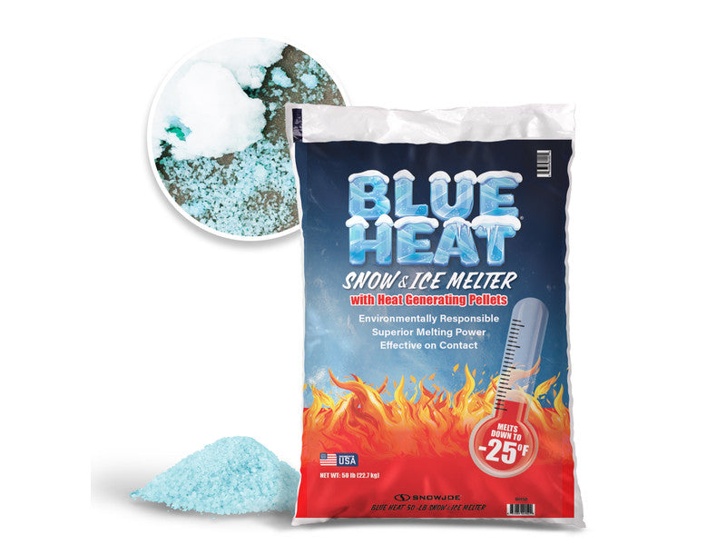 BLUE HEAT ICE MELT 20# LB BAG