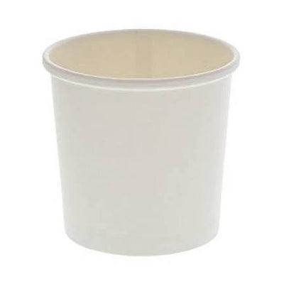 12 OZ WHITE PAPER FOOD CONTAINER