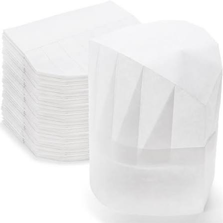 ADULT WHITE CLASSY PAPER CAPS 1000/CS