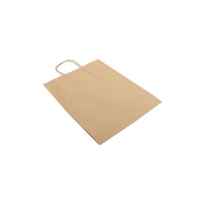 BROWN TWISTED HANDLE PAPER BAGS 200/CS