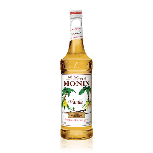 MONIN VANILLA SYRUP 12/750 ML