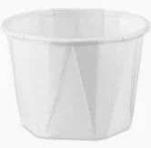 WHITE PAPER PORTION CUP 1 OZ 5000/CS