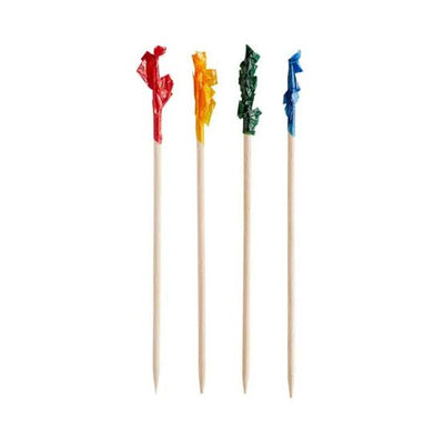 4" BAMBOO FRILL PICKS 1000/CT