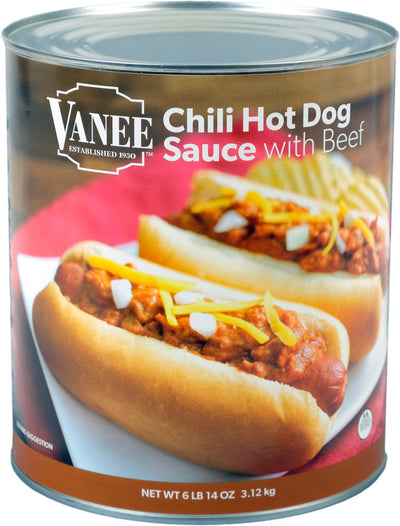 VANEE CHILI HOT DOG SAUCE 6/110 OZ
