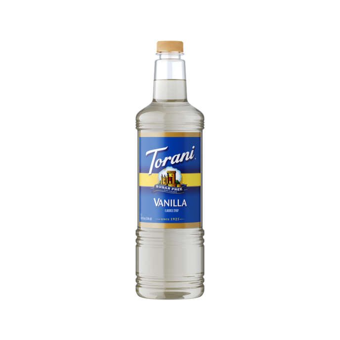 TORANI SF VANILLA SYRUP 1/LTR