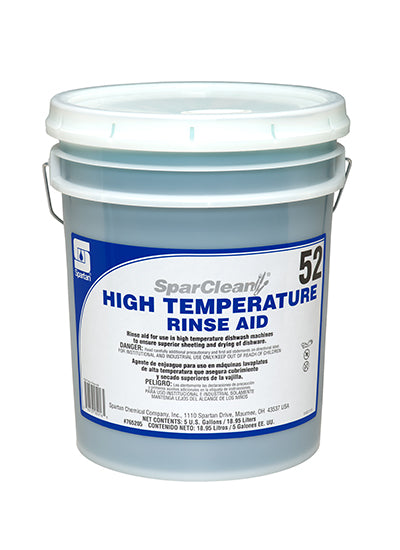 SPARCLEAN #52 HIGH TEMP RINSE AID 5 GAL