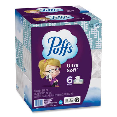 ULTRA SOFT FACIAL TISSUE 2 PLY 6/4PK