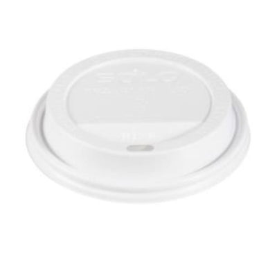 WHITE DOME SIP LID FITS 12-20 OZ 1000/CS