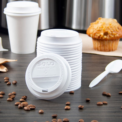 WHITE DOME SIP LID FITS 8 OZ 1000/CS