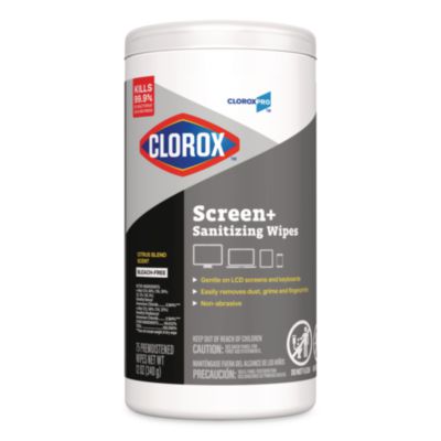 CLOROX PRO SCREEN+ SANI WIPES 6/75 CT