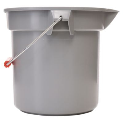 14 QT ROUND PLASTIC UTILITY BUCKET GRAY