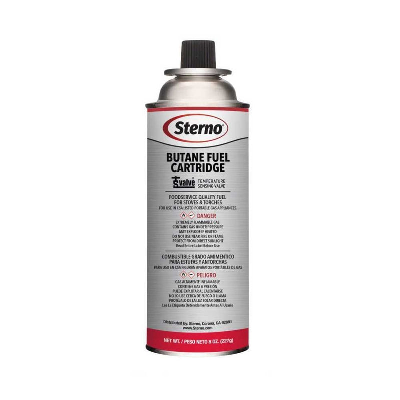 STERNO BUTANE FUEL CAN  12/8 OZ