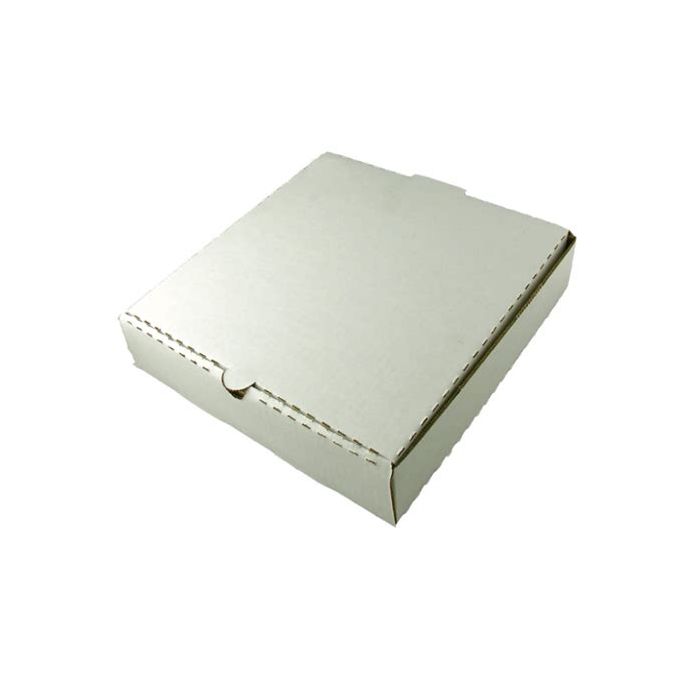 12" PLAIN WHITE PIZZA BOX 50/CS
