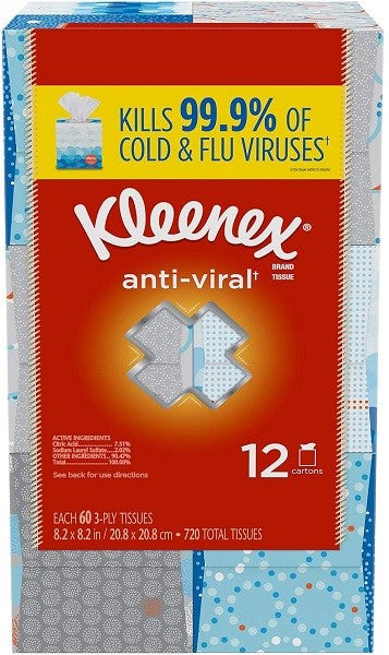 KLEENEX CUBED FACIAL TISSUES 36/95 CS