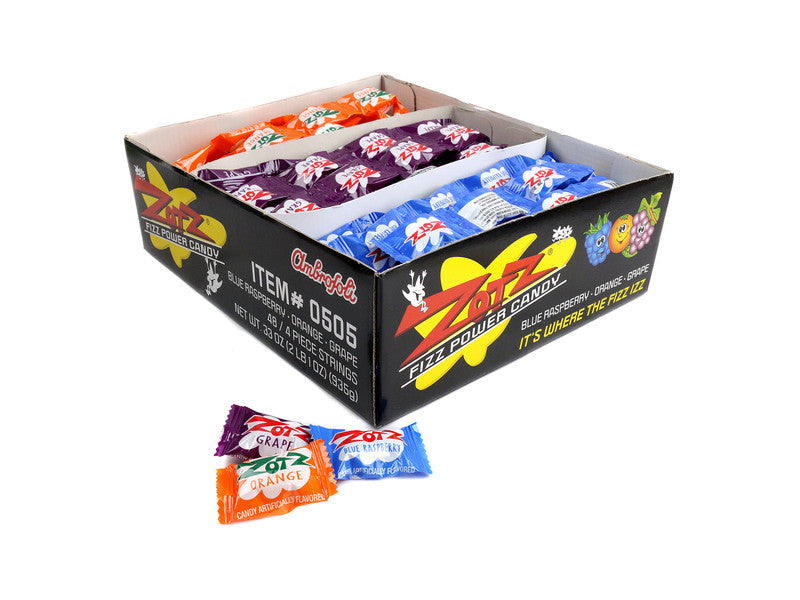 ZOTS RASPBERRY ORANGE GRAPE 48/CT