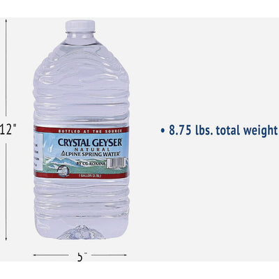 CRYSTAL GEYSER SPRING WATER 6/1 GAL