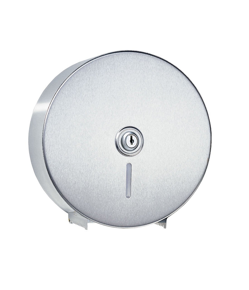 STAINLESS JUMBO SINGLE ROLL DISPENSER