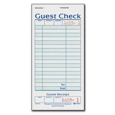 GUEST CHECK GC3632 1 PART BOOK 50/CS