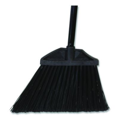 LARGE ANGLE BROOM 57" HANDLE BLACK