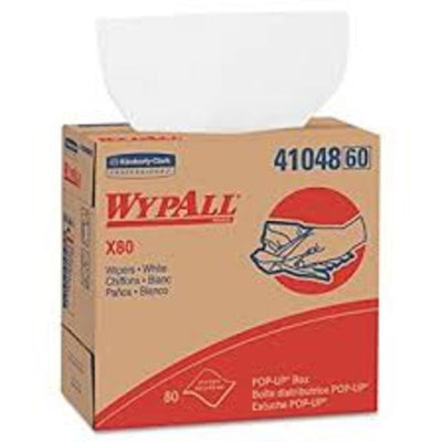 X80 WYPALL POP-UP BOX  RED 5/80 CT