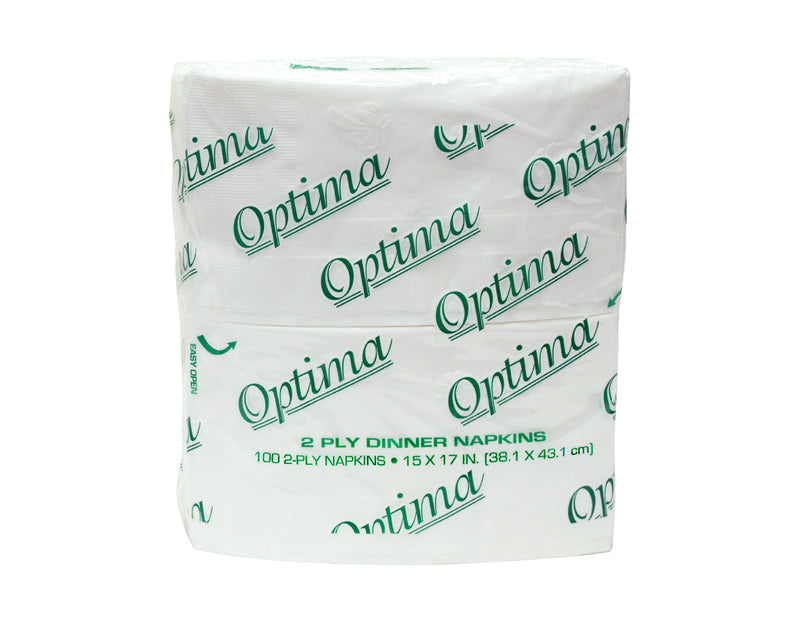 OPTIMA 15X17 2 PLY DINNER NAPKIN 100/CT
