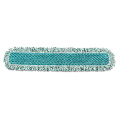 HYGEN DUST MOP HEAD W/FRINGE, GREEN 36"
