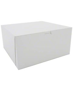 CAKE BOX WHITE/KRAFT 12X12X6 50/CS