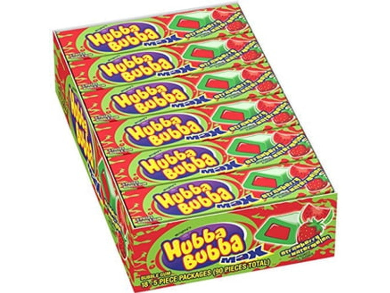 HUBBA BUBBA STRAWBERRY WMELON 18/5PC