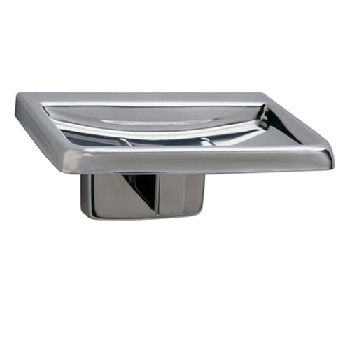 BOBRICK SOAP DISH, BRIGHT FINISH