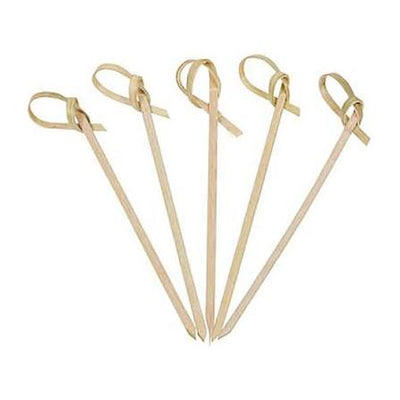 ROYAL 4" BAMBOO KNOT PICKS 10/100 CT
