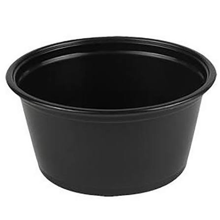 AMERCARE 2 OZ BLACK PORTION CUP 2500/CS