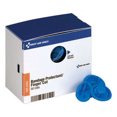 FIRST AID ONLY FINGER COT NITRILE 50/BX