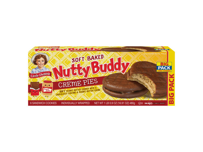 BIG PACK NUTTY BUDDY CREME PIES