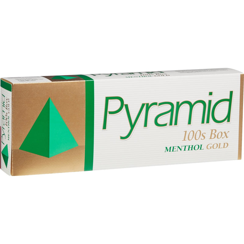 100'S- PYRAMID MENTHOL GOLD BOX 10/CT